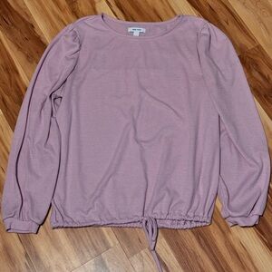 Nine West | Baby Pink Long Sleeve Blouse